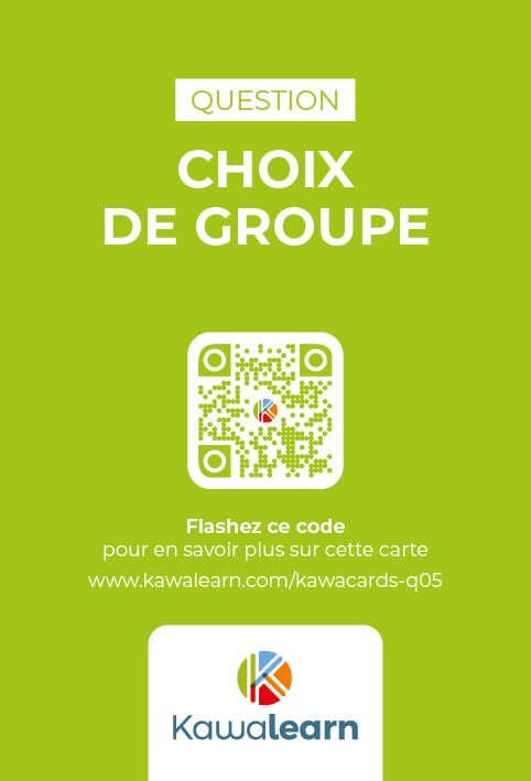 Kawacards Choix de Groupe Question Q05 Verso