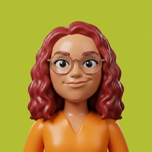 Portrait de Jade Boiteux en rendu jeu plastique